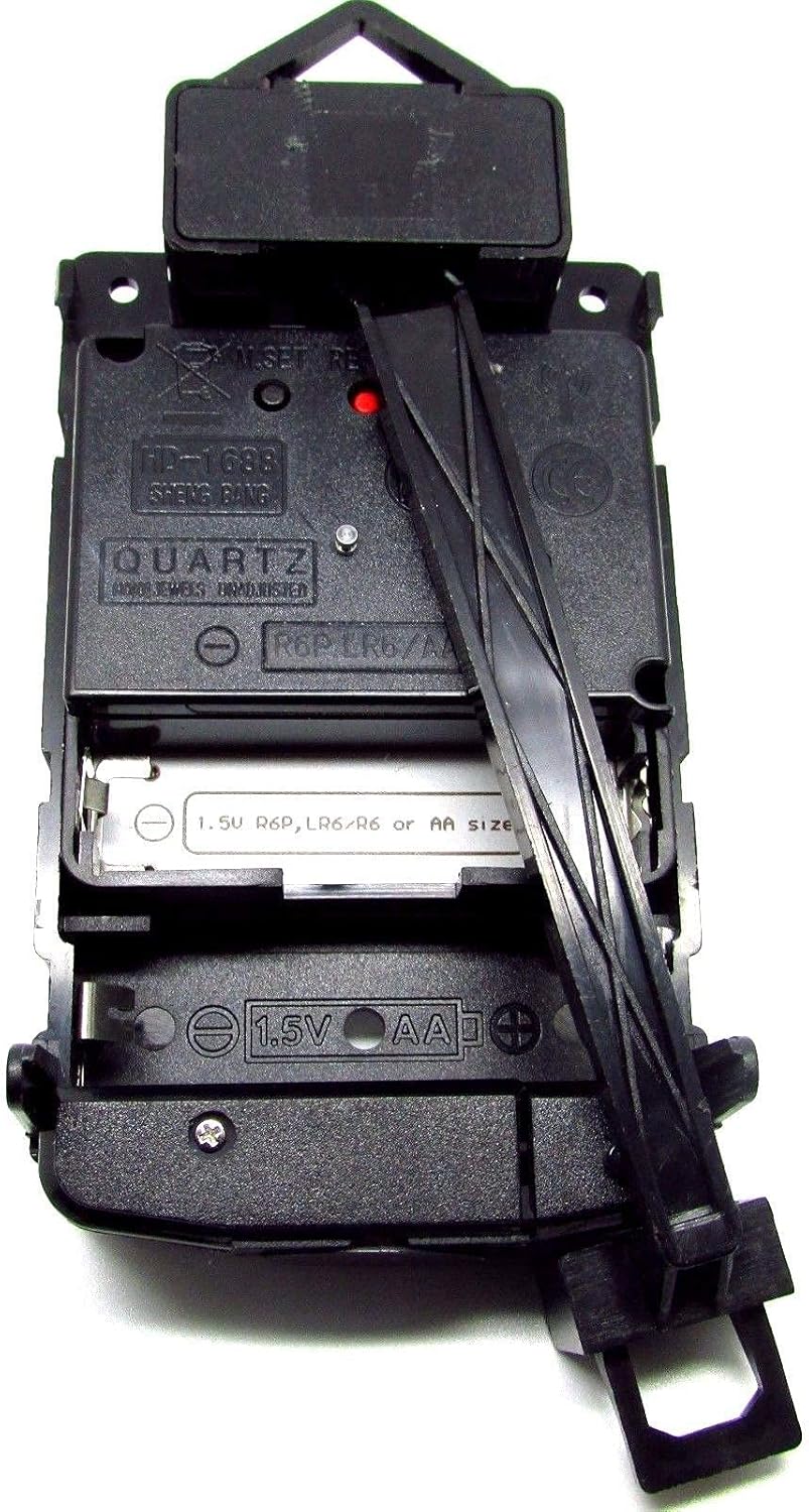 Assembled HD-1688 clock movement with radio-controlled pendulum drive unit