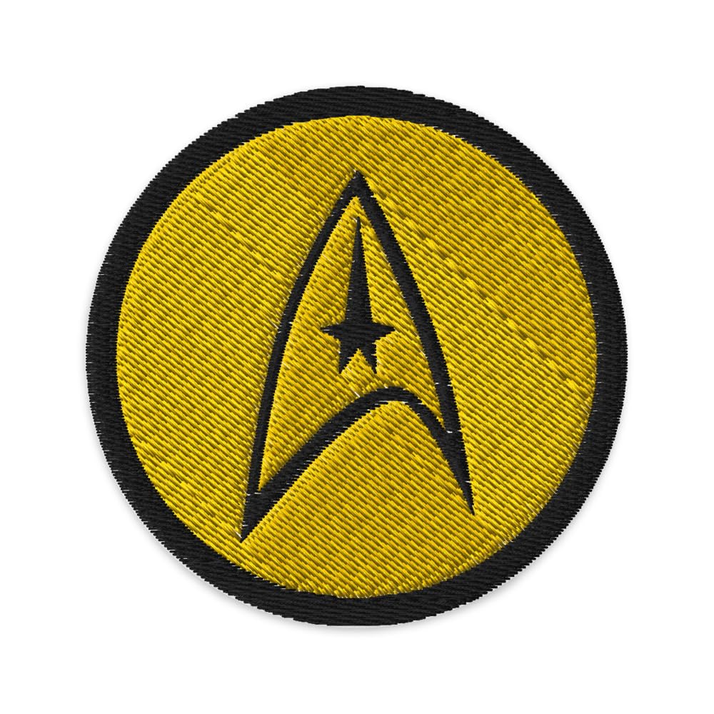 Star Trek: The Original Series Command Badge Embroidered Patch - Officially Licensed