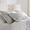 Ethan Allen Carissa Paisley Sham, Mineral and White, King