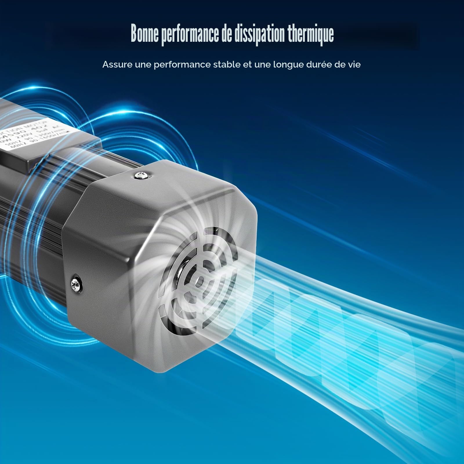Moteur électrique 90 W avec régulateur de vitesse monophasé à courant alternatif réglable 5 K 220 V