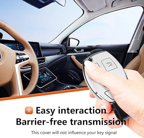 Miniatura 3 de Funda para llavero Mercedes con llave de diamante, compatible con Mercedes Benz C E S M CLS CLK G Class Smart Key Holder