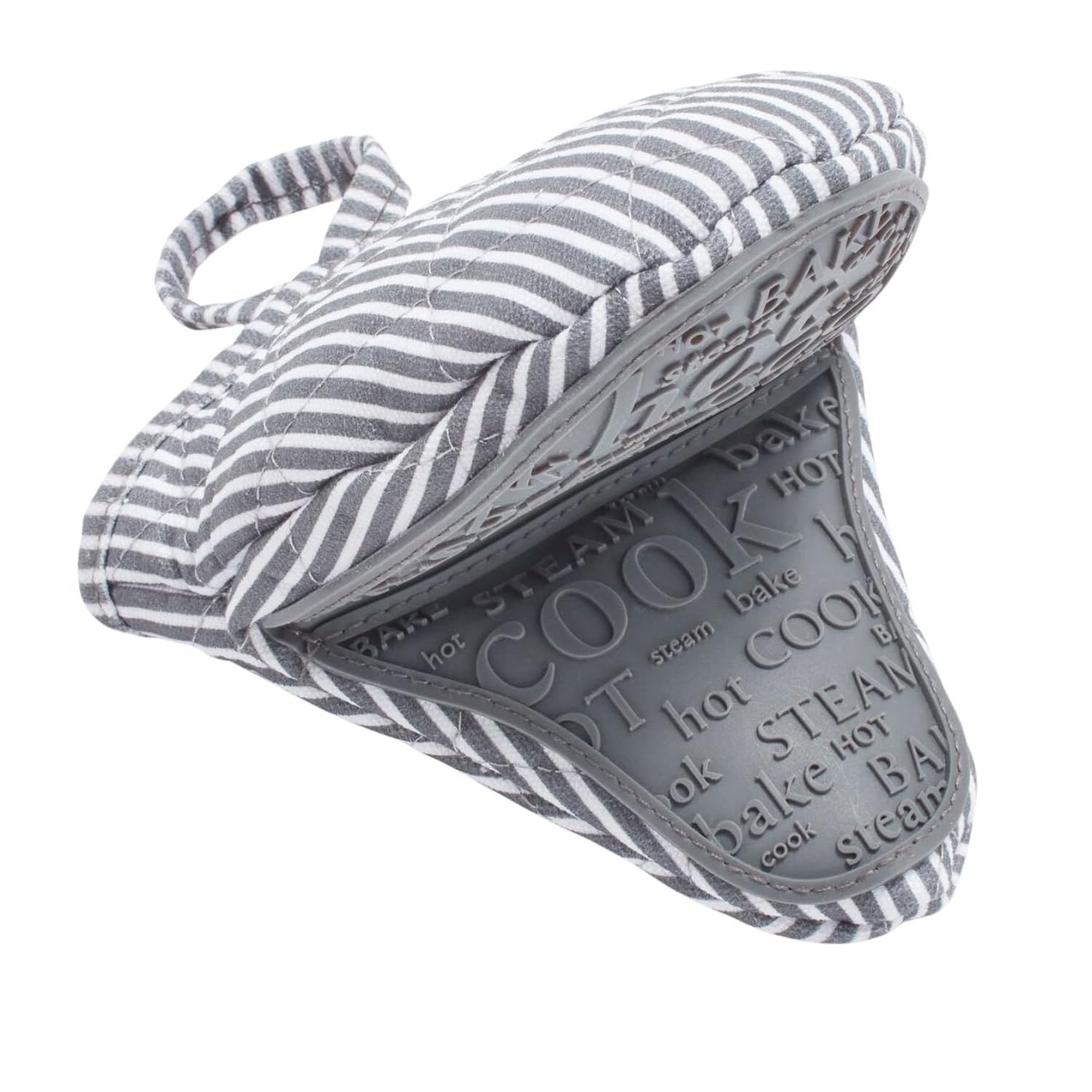 Amazon.com: Sur La Table Silicone Striped Mini Pinch Mitt, Gray