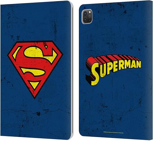 Miniatura 14 de Head Case Designs Funda de piel con licencia oficial de Superman DC Comics Classic Logos compatible con Apple iPad 9.7 2017 / iPad 9.7 2018