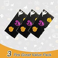 Vista 6 de Mantel de plástico de tela de araña, funda desechable de Halloween para decoración de casa encantada, rectangular negro, decoración de mesa