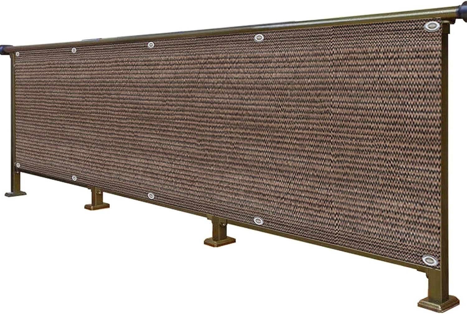 Jvfbjlf One Color Balcony Fence Windscreen Hdpe Weather Resistant For Outdoor Backyard Patio