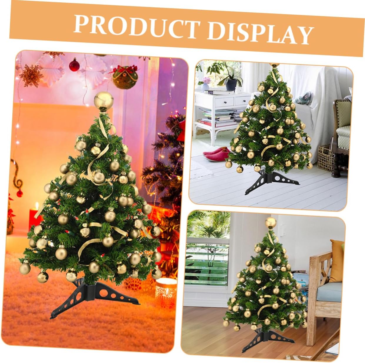 15pcs Christmas Tree Base Stand Bracket for Artificial Trees Elegant Design for Stable Support for Holiday Decor and Parties