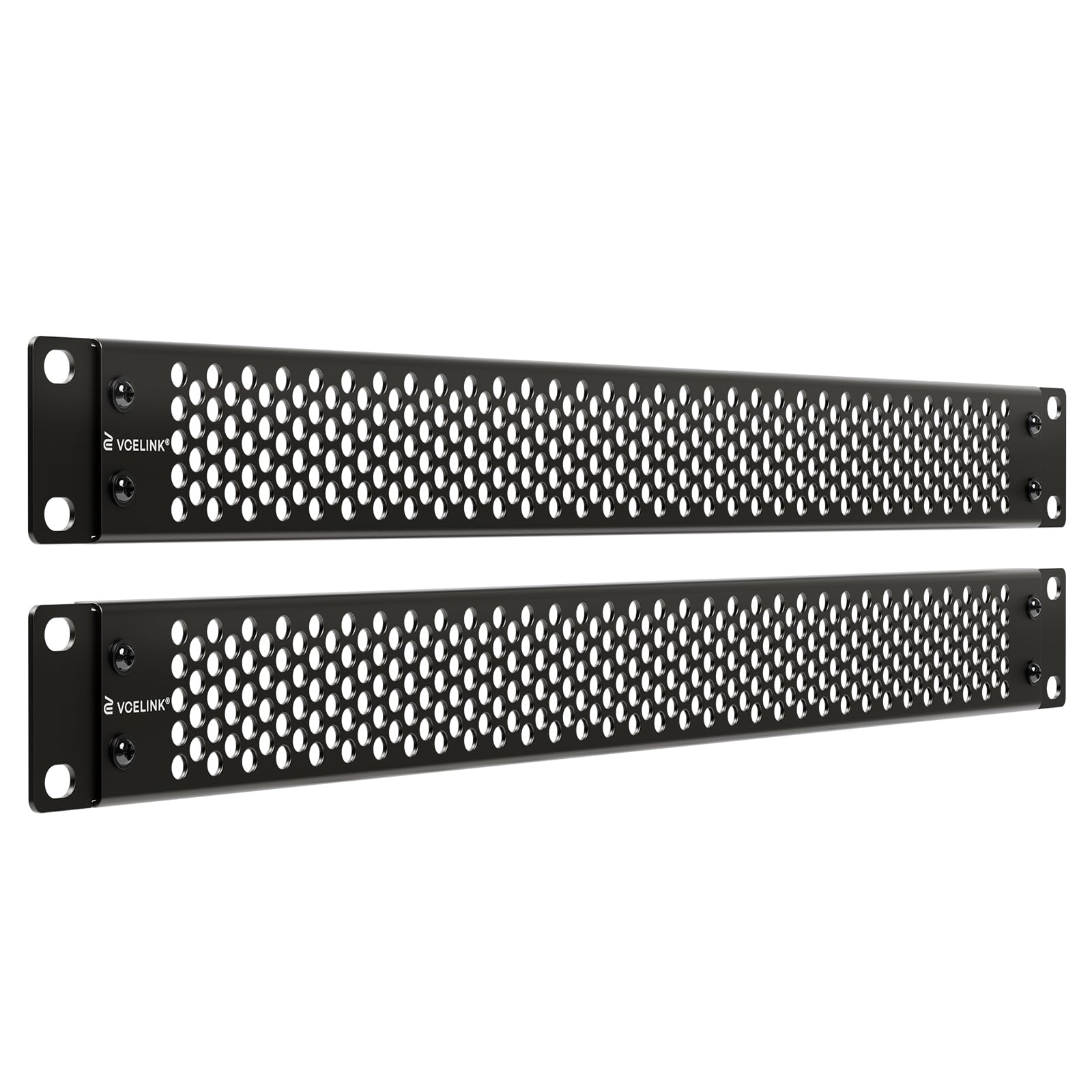 VCELINK 1U Blank Panel, 19" Ventilated Rack Blank, 2-Pack