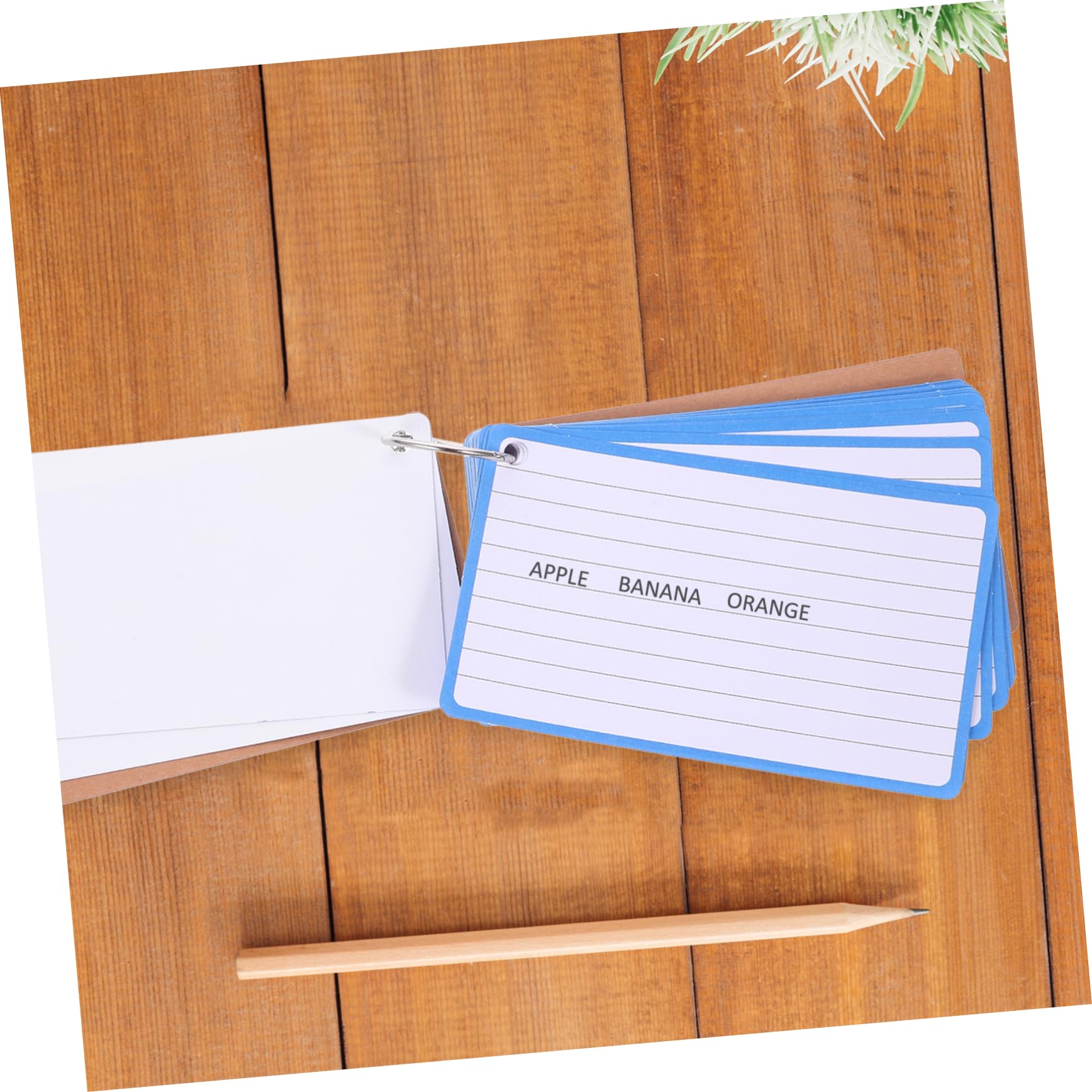 STOBOK 4 Stück 2 Karteikarte Notizkarte Leere Grußkarten Leere Tarotkarten Leere Karten Bibliothekskarten Kontrastreiche Babykarten Ringkarte Einfache Karten Nachricht Zubehör Papier