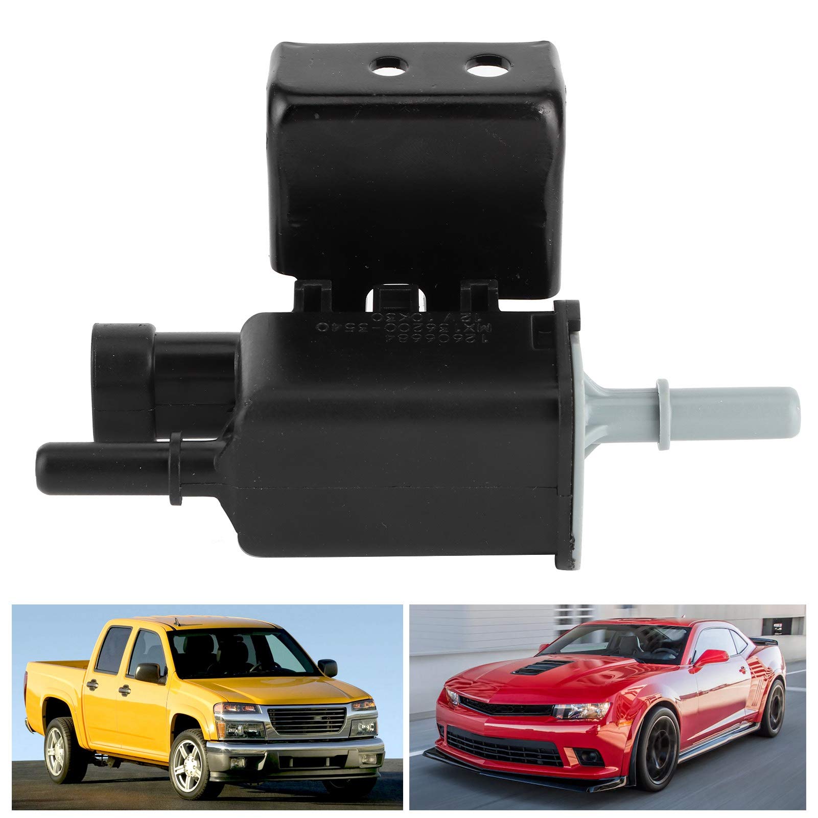 Électrovanne KIMISS, solénoïde de soupape de Purge de cartouche de vapeur EVAP Emisson adapté pour Avalanche/Camaro/Silverado, 214-1680 12597567