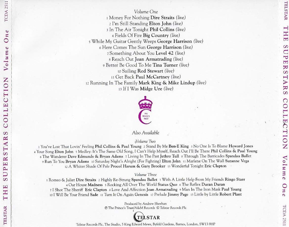 Dire Straits, Elton John, Phil Collins, Big Country, George Harrison..