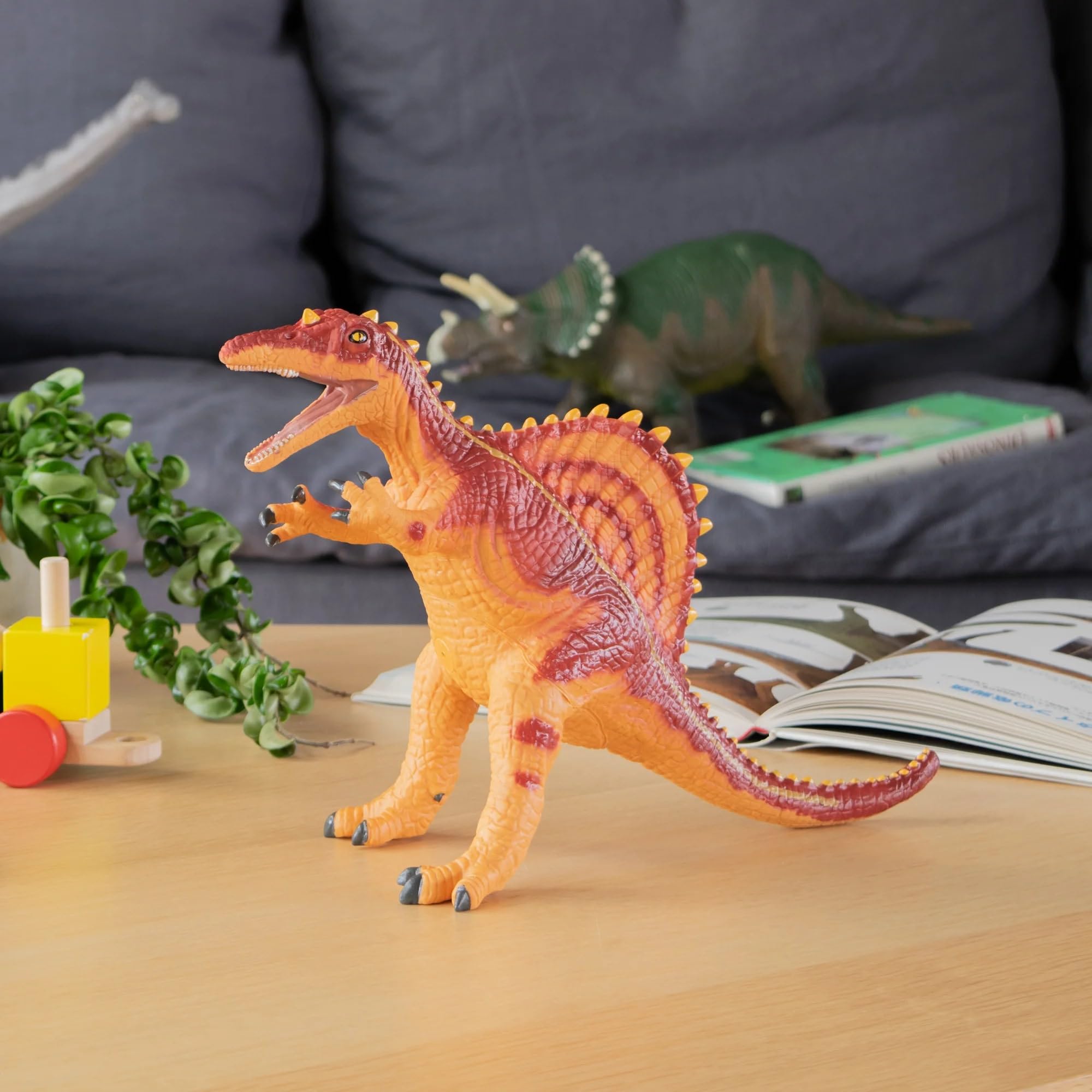 Amazon | スピノサウルス ビニールモデル | 生物・動物・人体 | おもちゃ