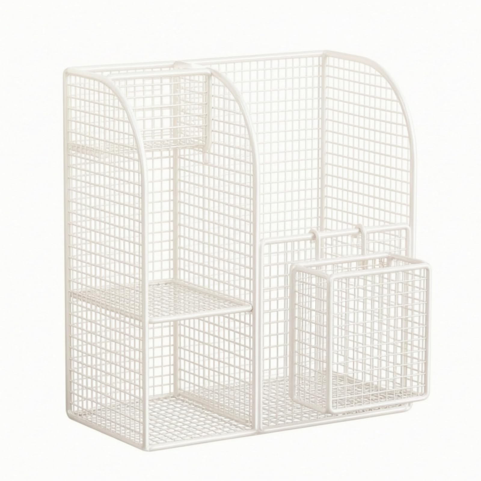 Harilla Scaffale in Rete Metallo Salvaspazio, style to 1, Bianco