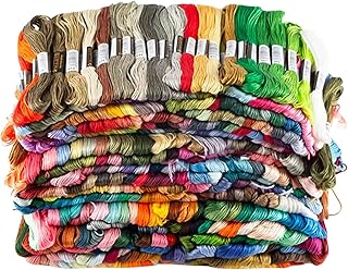Stickgarn-Set, mehrere Farben, einfach zu verwenden, Polyester, Stickgarn, Spaß für alle Altersgruppen