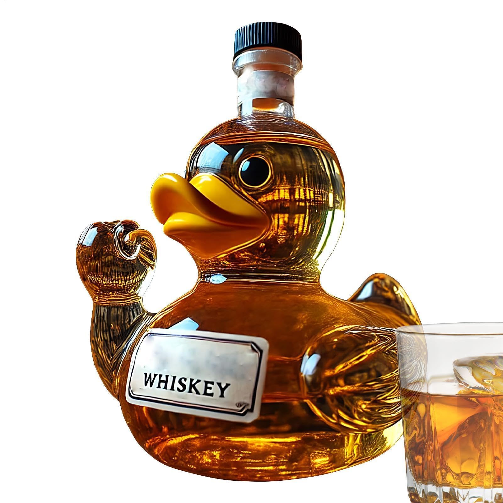 Glass Whiskey Decanter, Prank Duck Decanter and ...