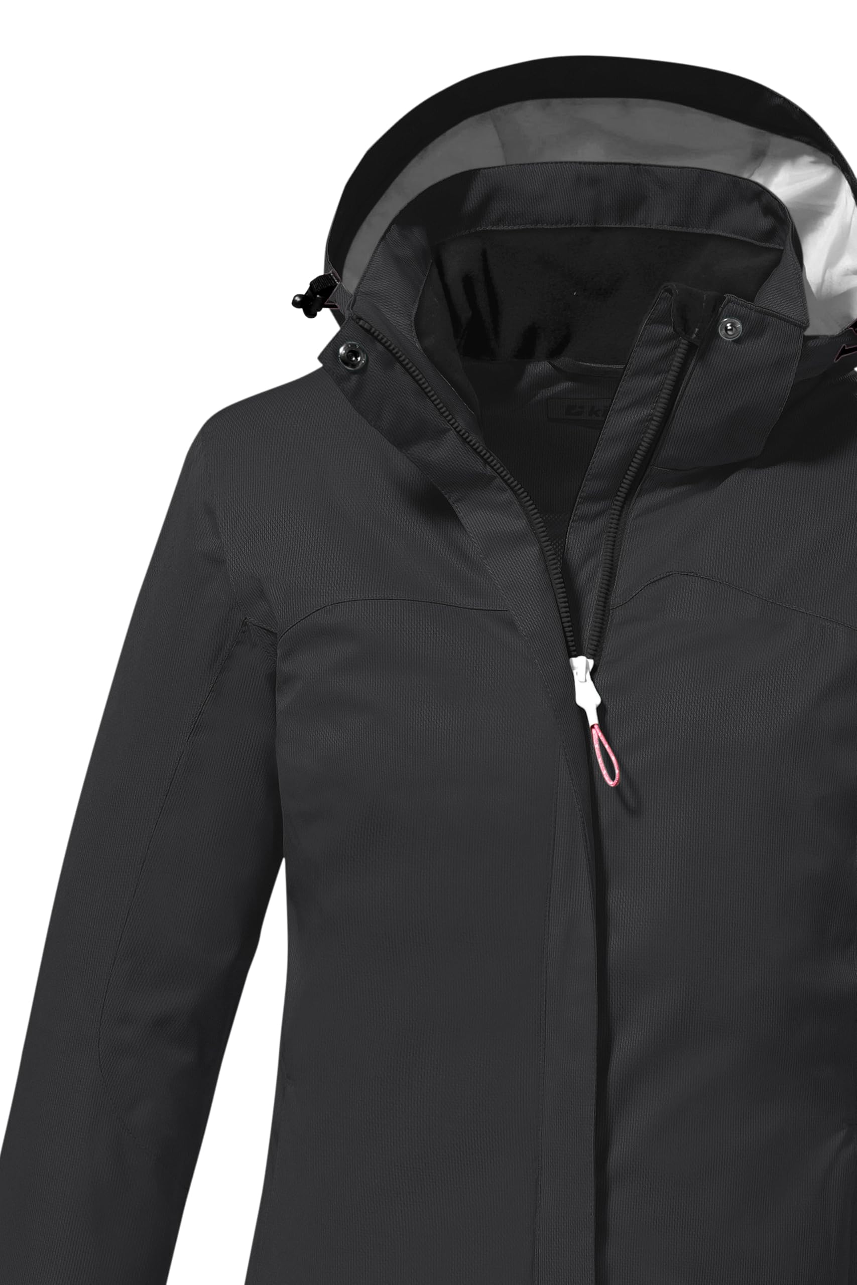 killtec Damen Funktionsjacke/Outdoorjacke mit abzippbarer Kapuze