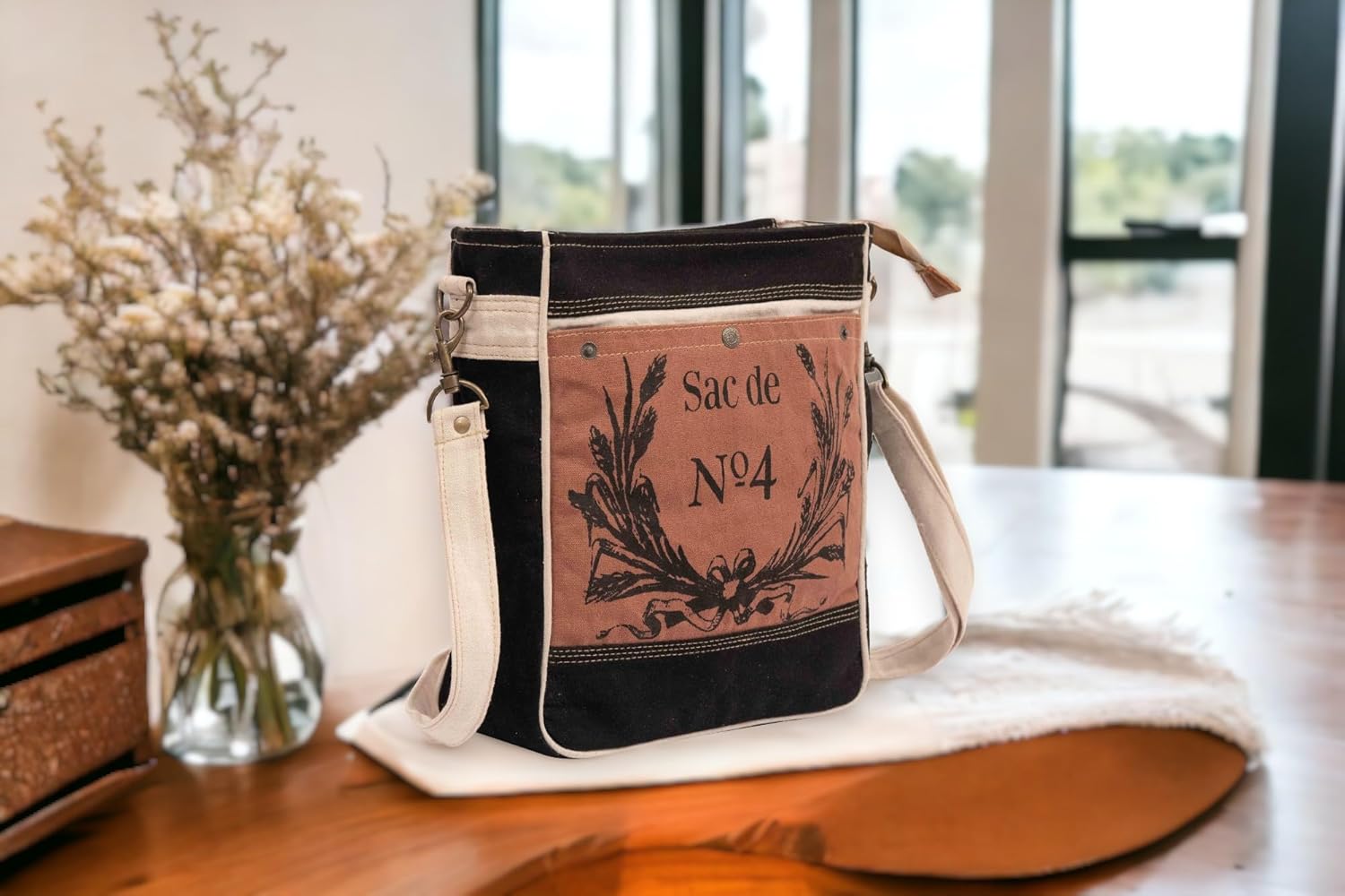 RAJERIYA Bag for women Debonair Shoulder Bag - Canvas Bags for Women, Leather Crossbody bag,Over The Shoulder Purse