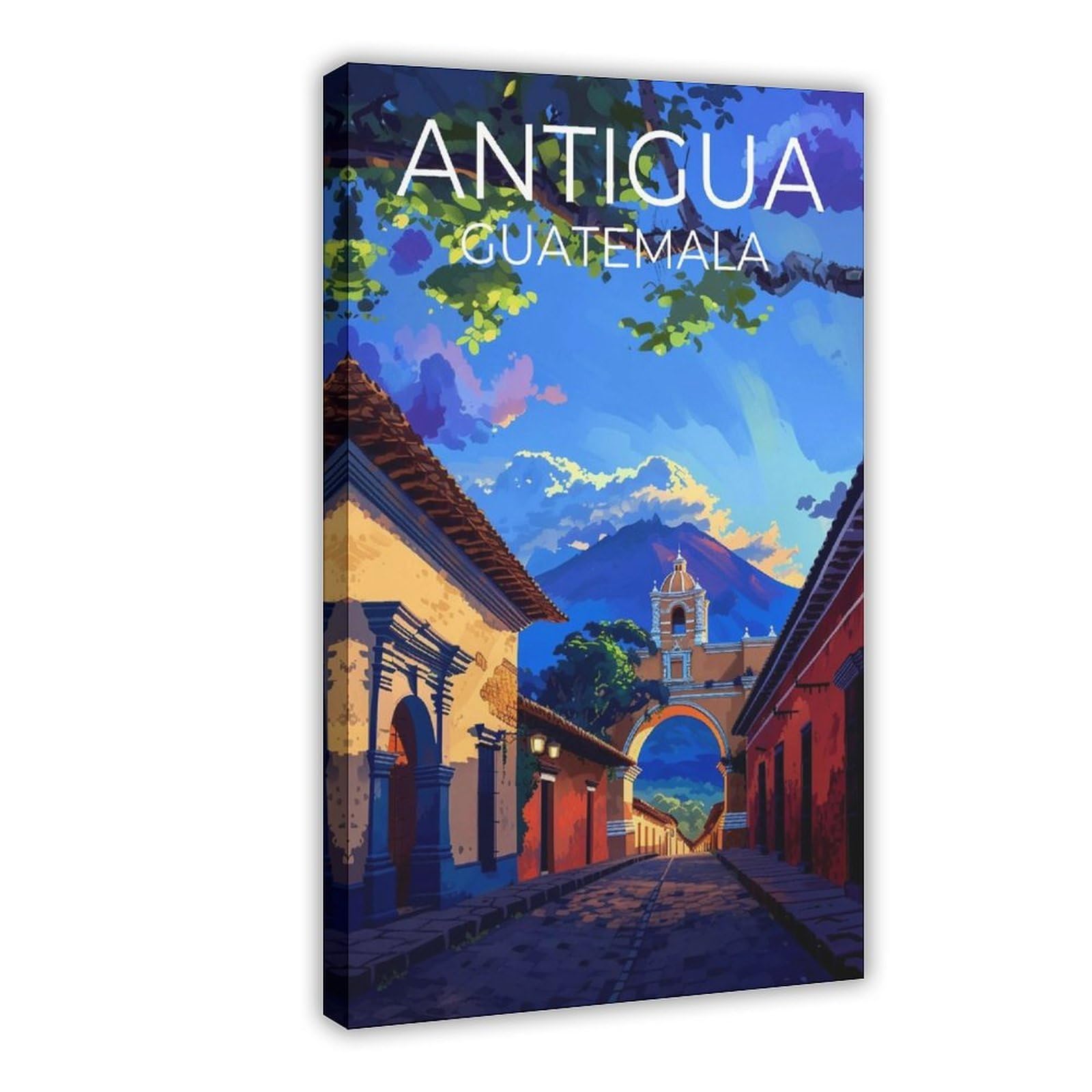 Bareronor Antigua Travel Poster Canvas Poster Bedroom Decor Landscape Office Room Decor Gift 24" L X 36" W