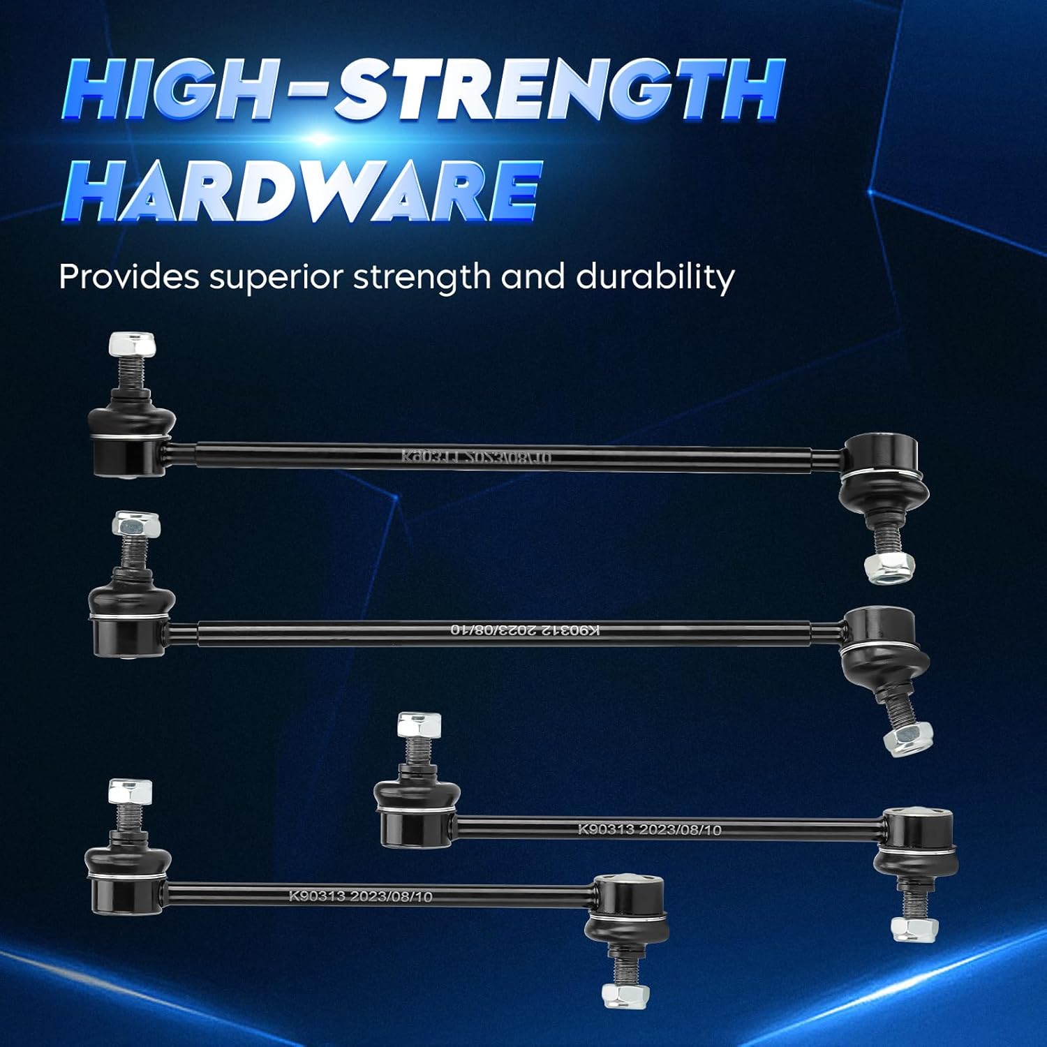 Front and Rear Struts Assembly & Sway Bar Links for 97-03 Toyota Avalon, 97-01 Camry 3L Lexus ES300 Solara, Shock Absorber w/Coil Spring Replace 271679 271678 271681 271680 8PCS
