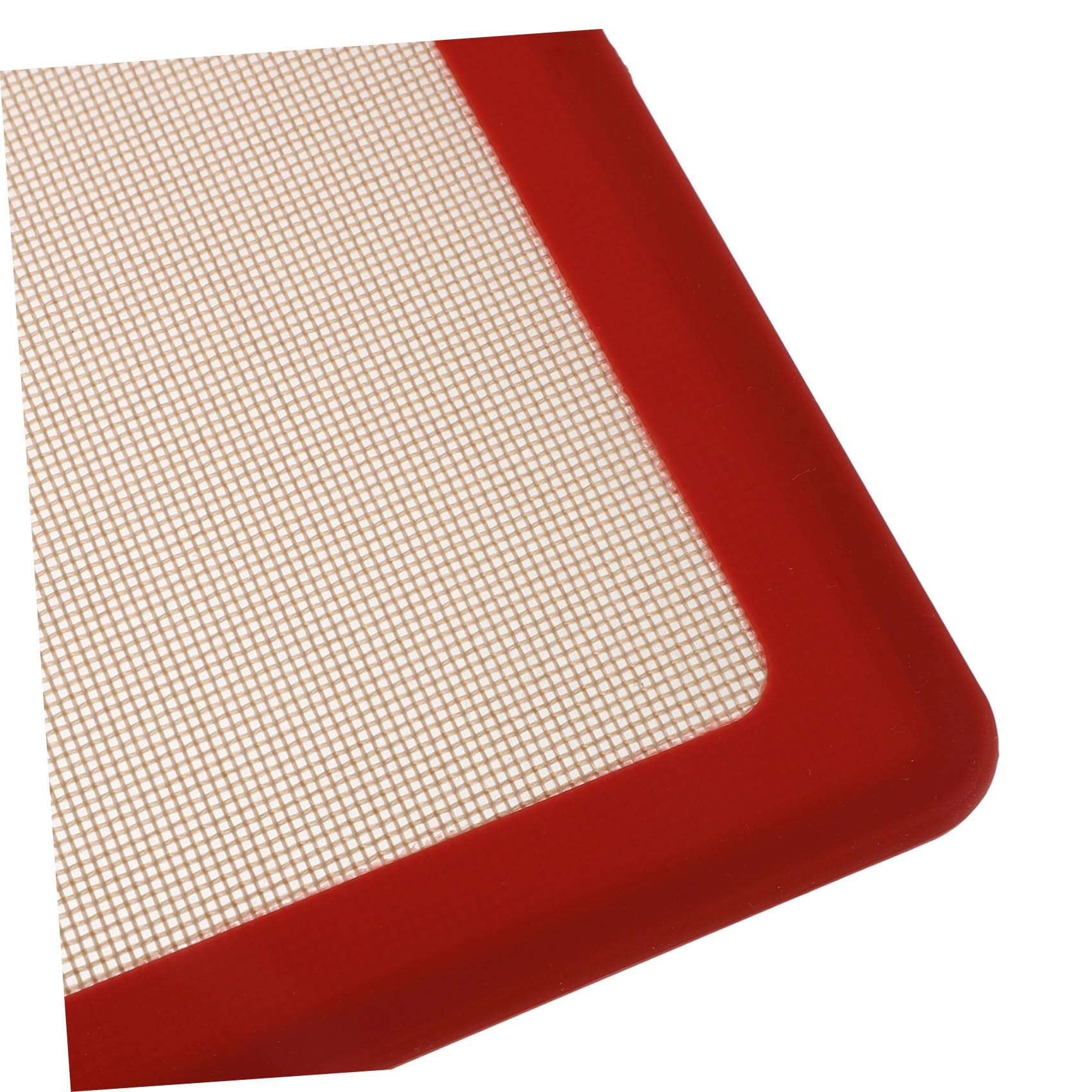 Tappetino in Silicone Rosso per Cottura, Antiaderente e Riutilizzabile