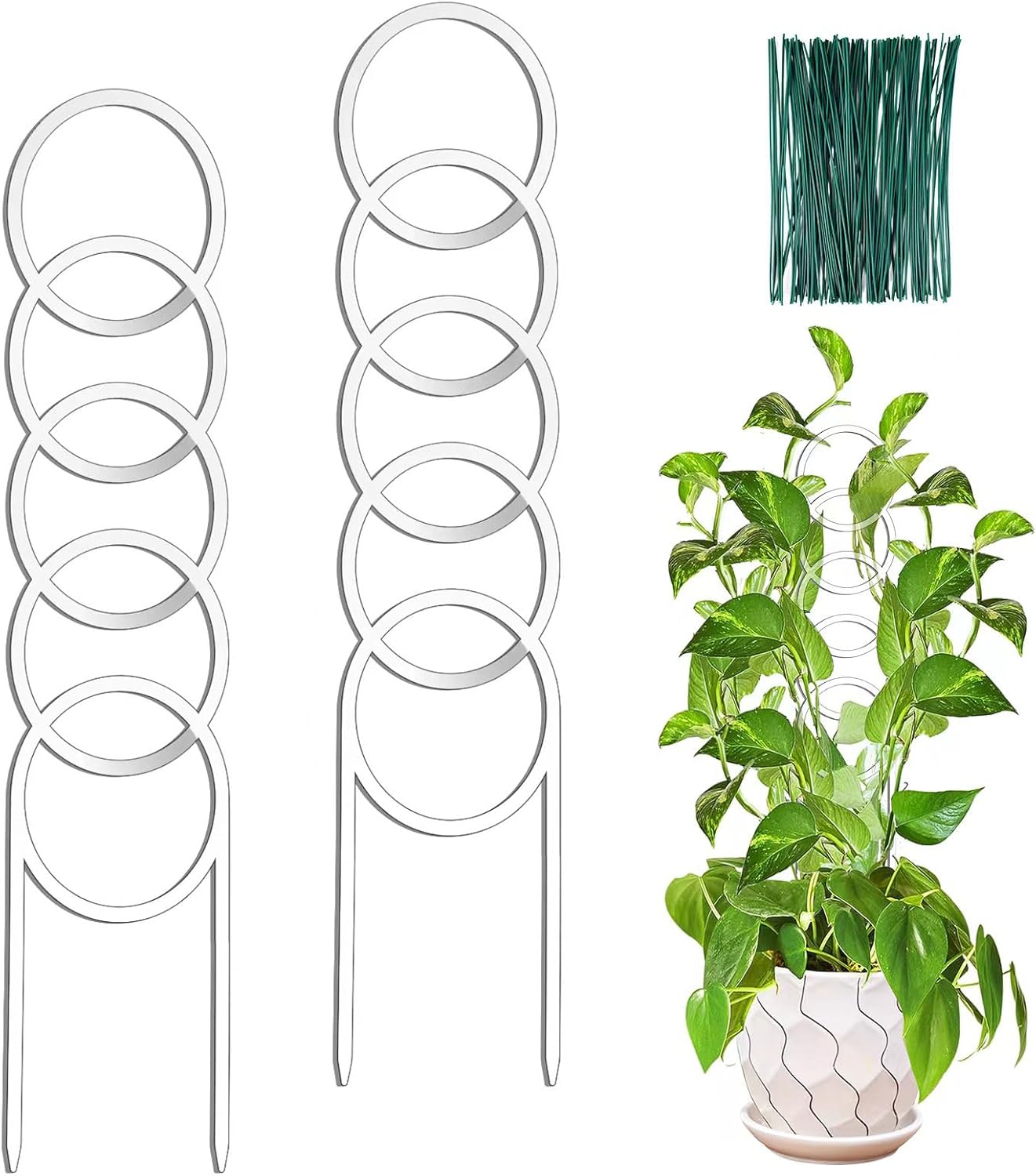 17.5 Inch Indoor Plant Trellis for Climbing Plants,Small