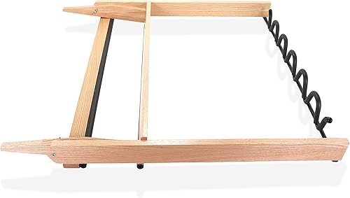 Miniatura 7 de Soporte de madera para guitarra eléctrica, acústica o bajo para el hogar o estudio - Soporte de almacenamiento múltiple de guitarra de roble macizo