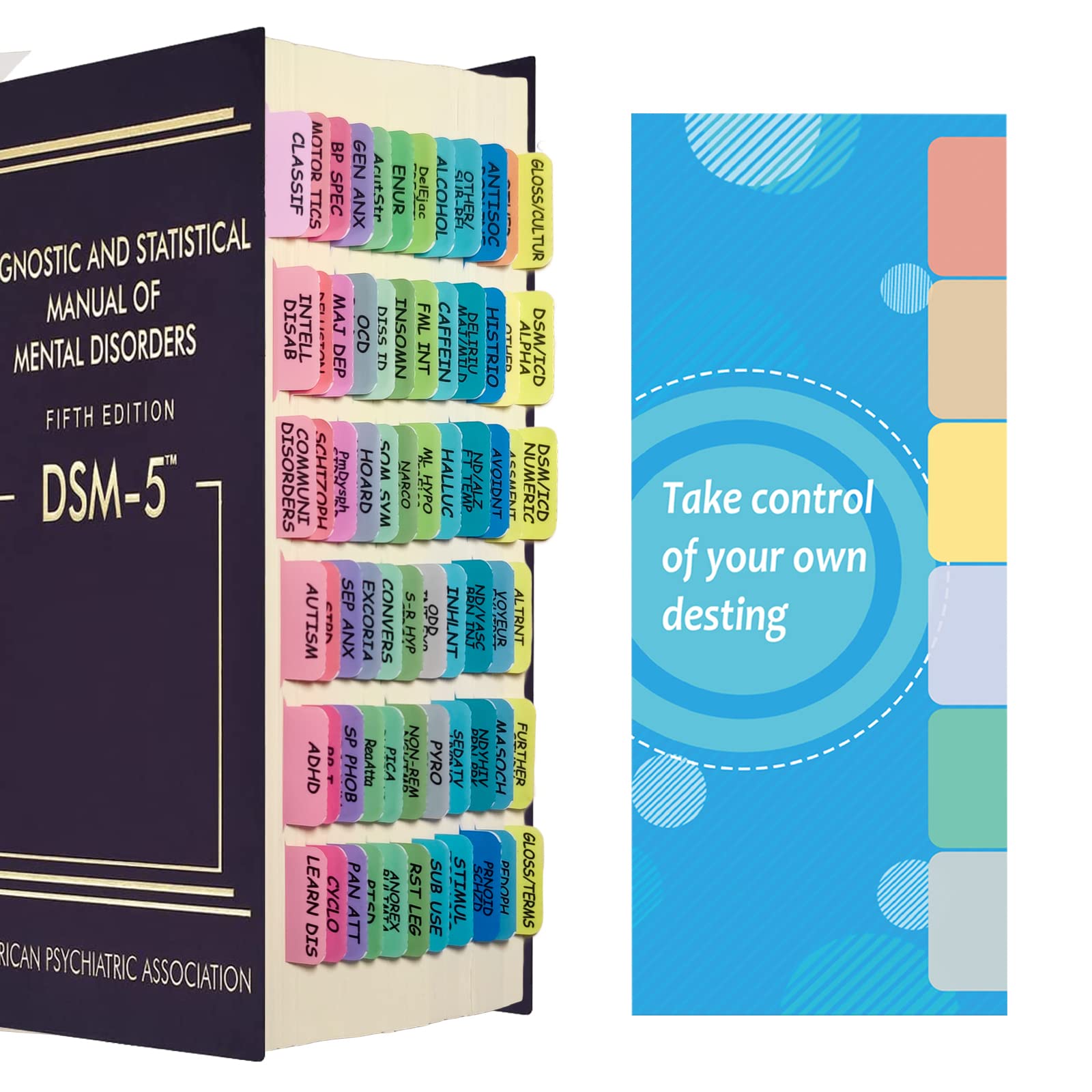 Buy Index Tabs for DSM5, ColorCoded and Laminated Diagnosis Guide