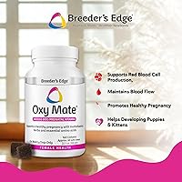 Vista 3 de Breeder's Edge Oxy Mate - Vitaminas prenatales para perros, suplemento integral para perros embarazadas y gatos enriquecidos con nutrientes