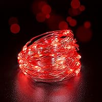 Vista 9 de Juego de 4 mini luces LED de hadas que funcionan con pilas, luces de gota de rocío para interiores con temporizador de 6 horas encendidas/18 horas