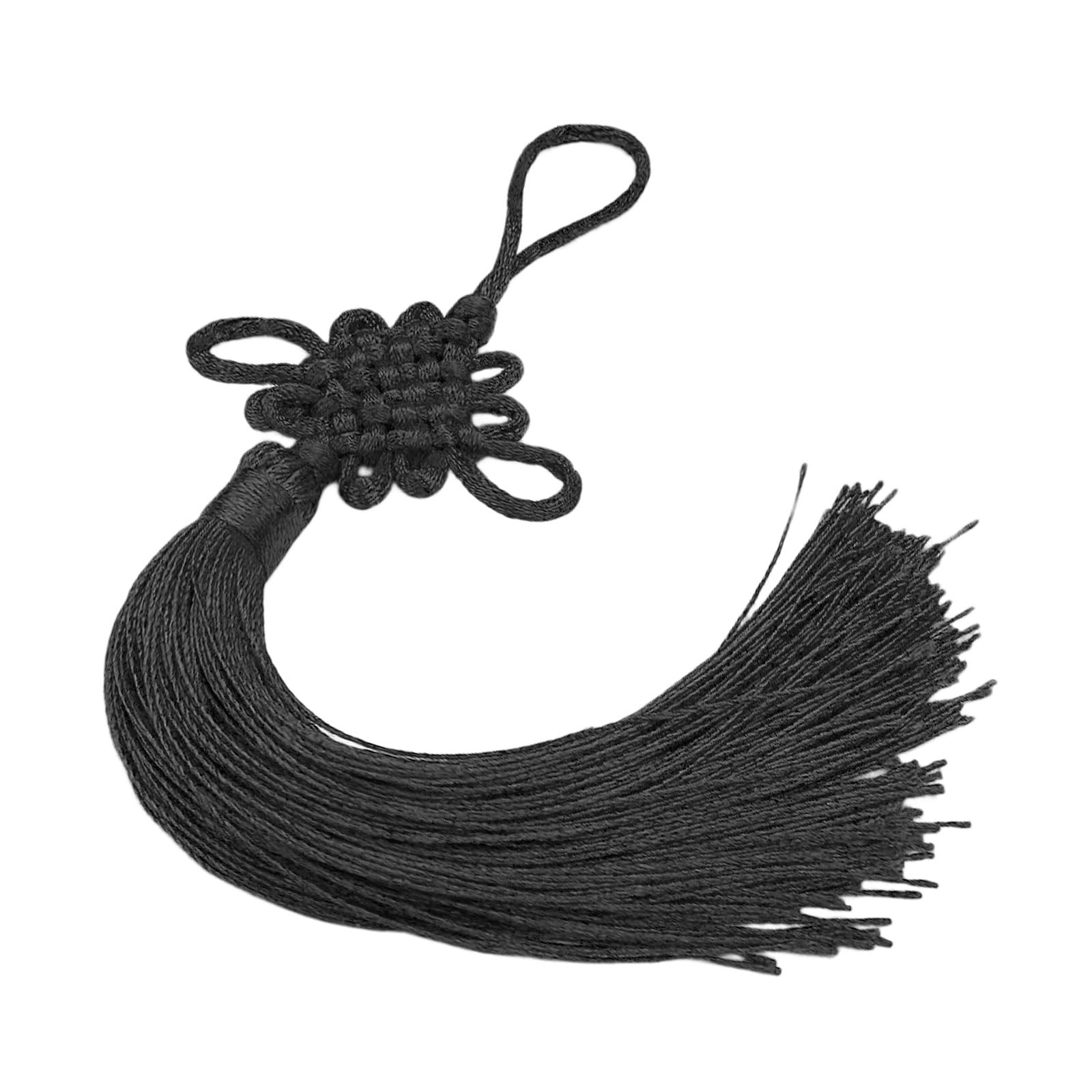 Chinese Knot with Tassels Festival Pendant Ornament Knotting Cord for Home Car Decorations Tassels Festival Pendant Ornament
