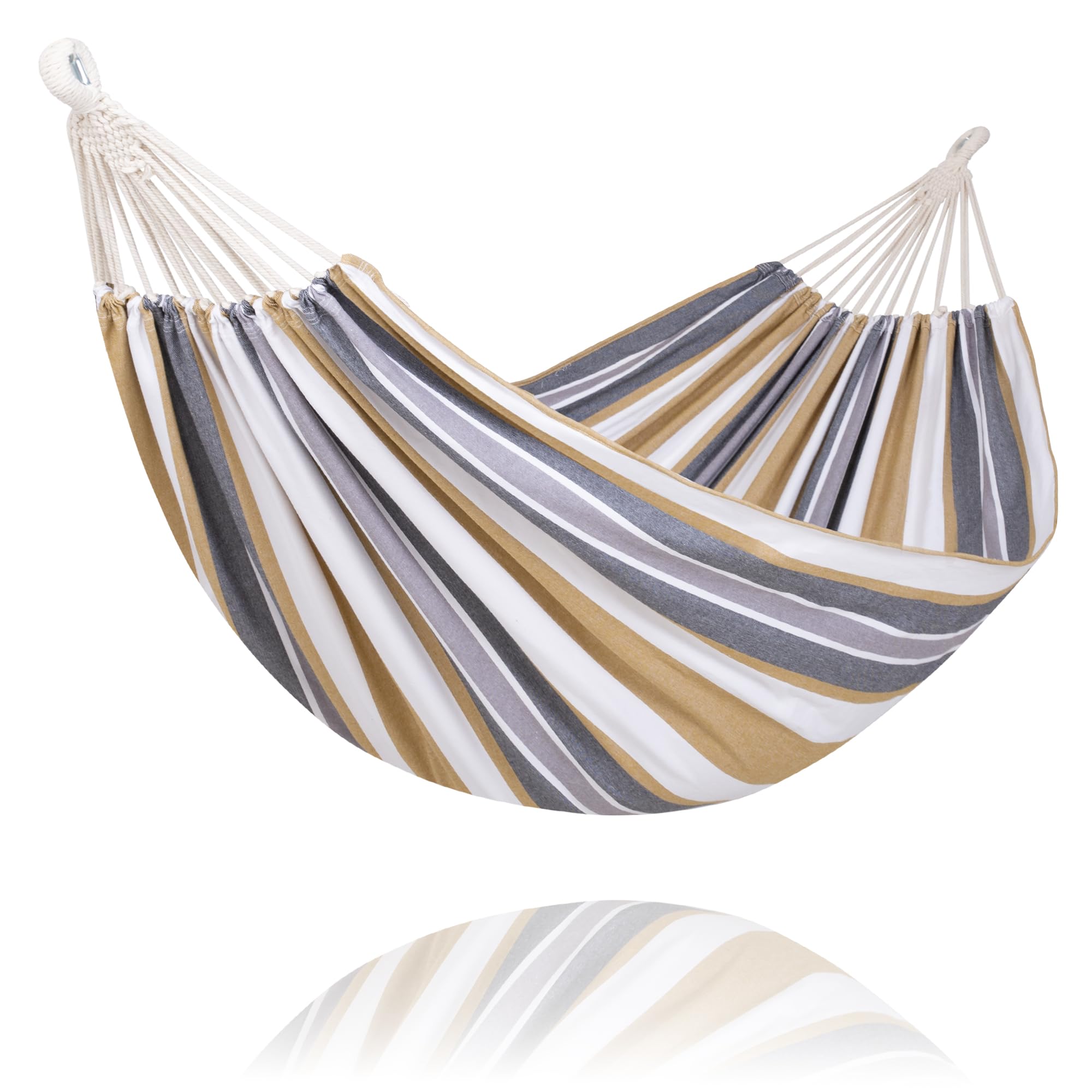 SUNCREAT Hammocks Outdoor Hammock for Trees, Coffee