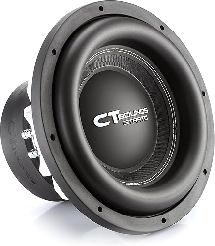 CT Sounds STRATO-12-D4 2500 Watts Max 12 pulgadas Subwoofer para coche Dual 4 Ohm