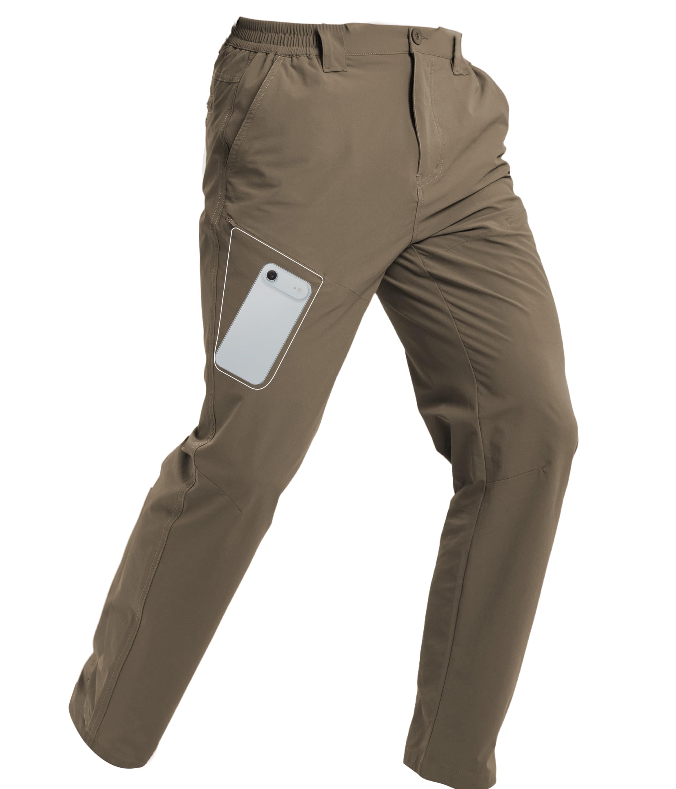 Arunlluta Travel Pants Men Quick Dry Hiking Pants for Men Stretch Work Pants Lightweight Mens Golf Pants Water Resistant