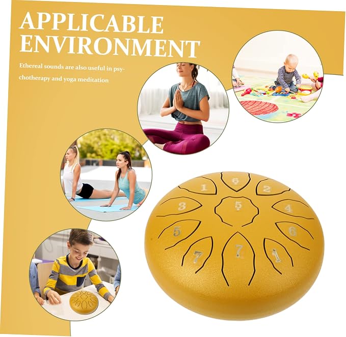 Tambores de Lengua de Acero SUPVOX para Meditación miniatura 4