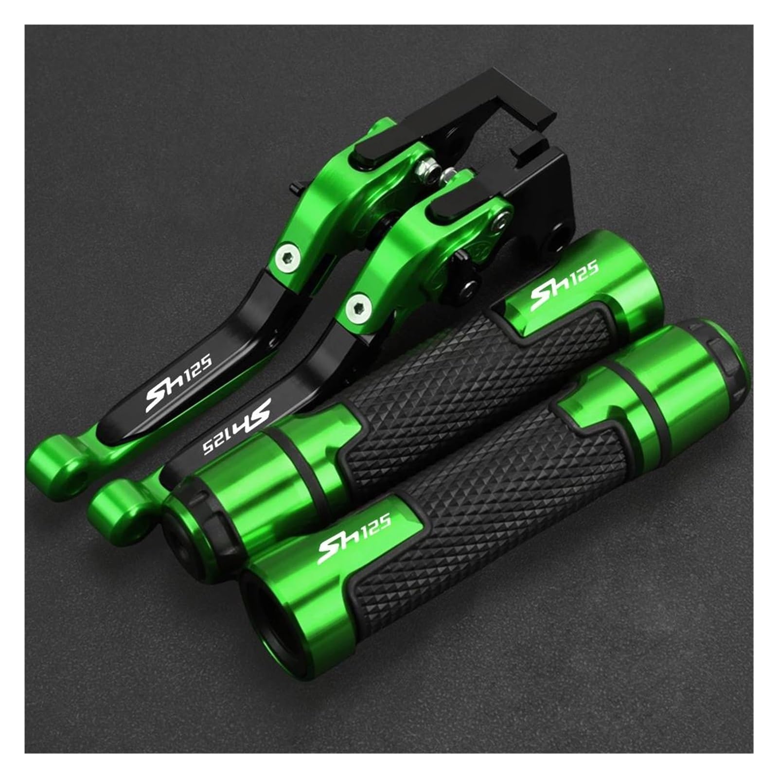 Cwziwoyji F It Or Honda Sh125 Sh125i 2004-2023 Motorcycle Accessories Adjustable Brake Clutch Levers Handlebar Grips(F)