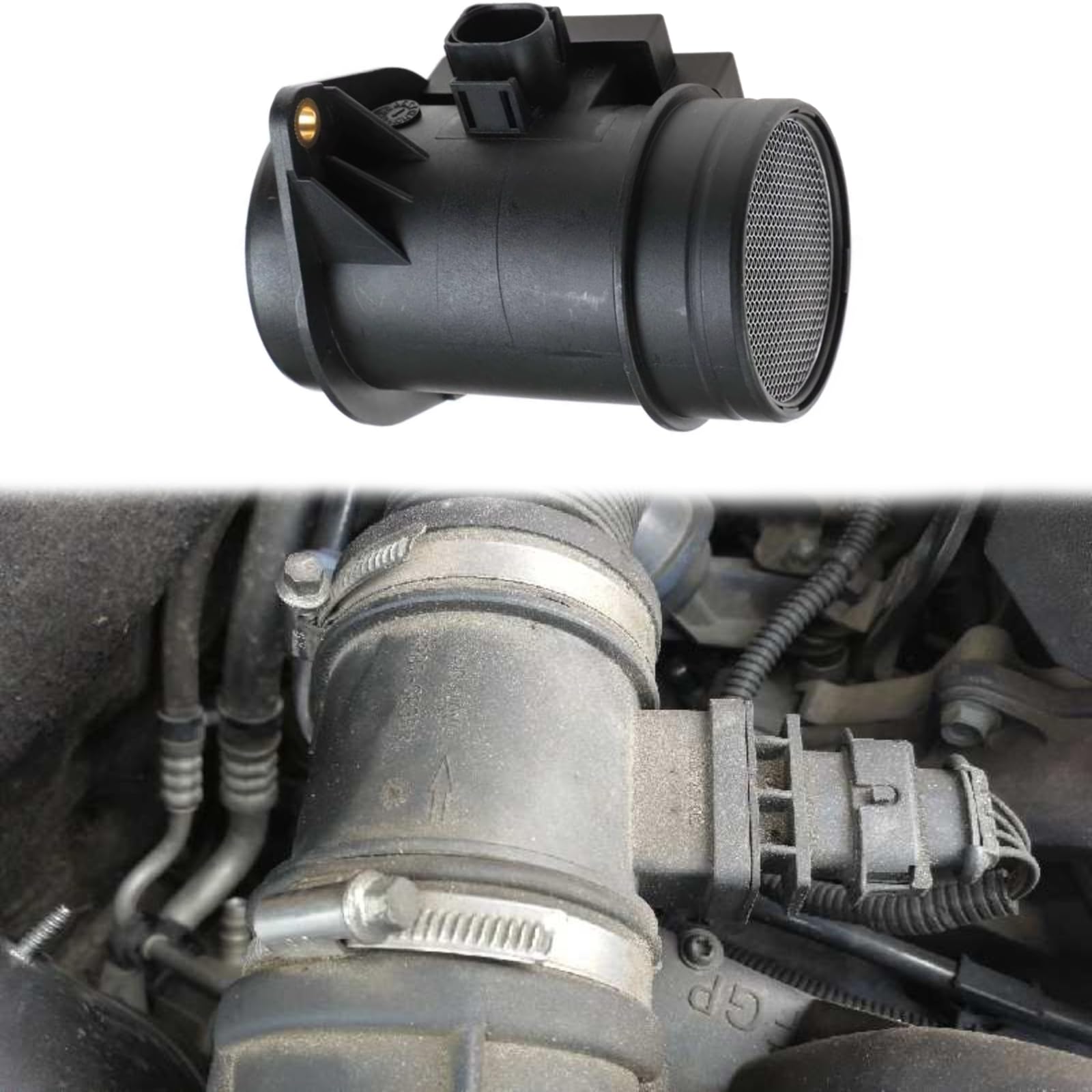Twowinds Débitmètre 074906461 Compatible avec Audi 80, A3, A4; Seat