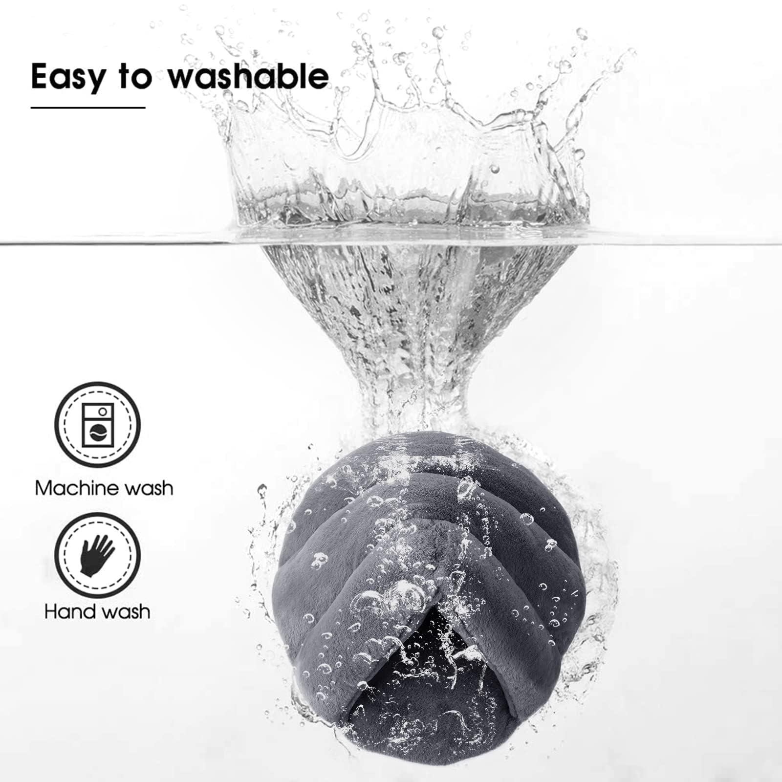 سرير للقطط والقطط الصغيرة، سرير مريح وناعم للحيوانات الأليفة الصغيرة قابل للغسيل ومناسب لعش أو قفص القطط من كوديبيت (مقاس 42 سم × 28 سم)