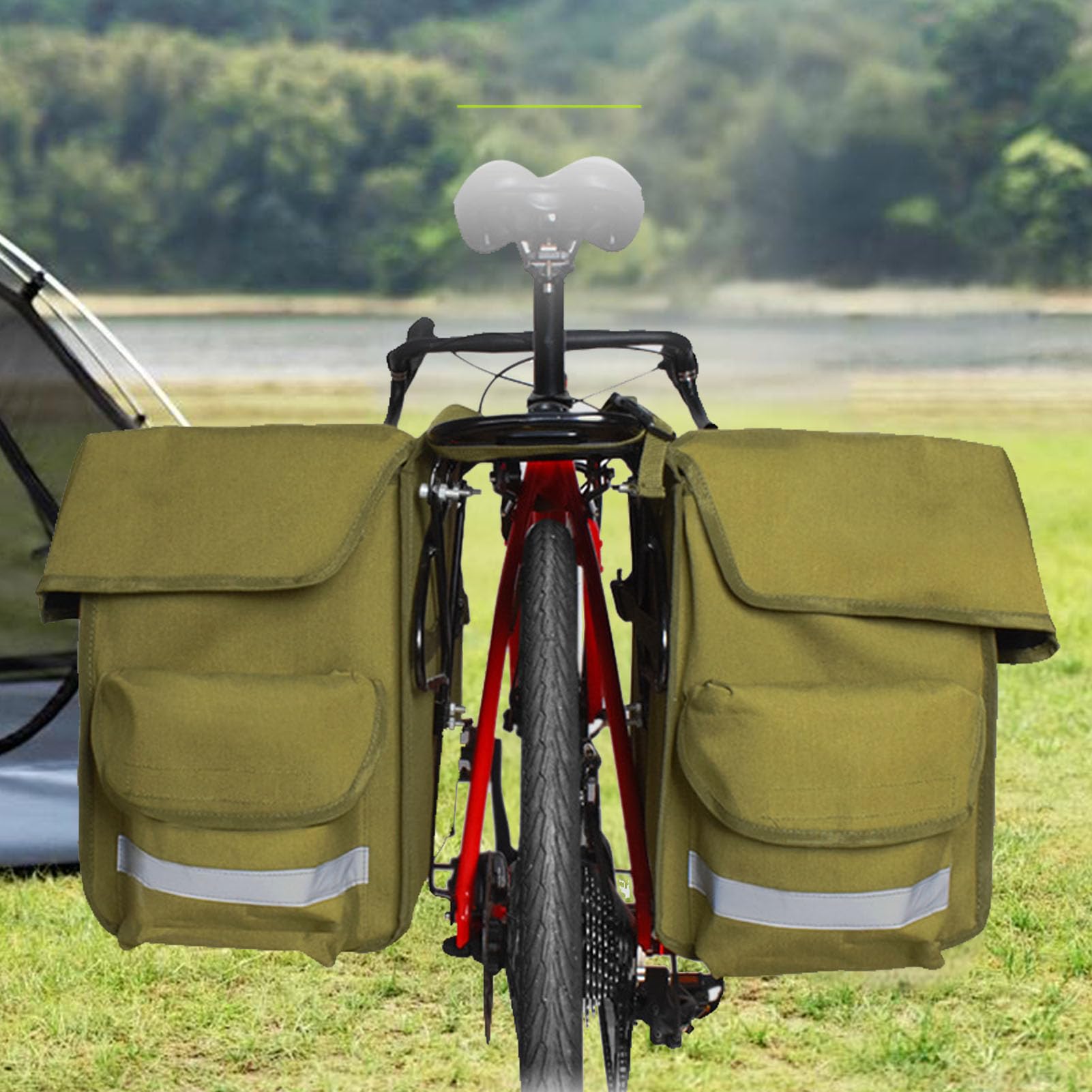 Changor Borsa per Baule da Bici Impermeabile Design a Doppio Strato per