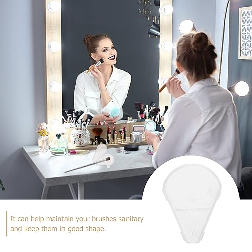 Miniatura 7 de 10 brochas de maquillaje de PVC, protector de brochas de maquillaje, protector de brochas de cosméticos (no incluye los cepillos)