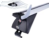 DGH System universale Barre portatutto portapacchi BARRE compatibile con TOYOTA Corolla E19 XII SW Touring Sports 2018- max 90 kg 120 cm Alluminio - 4