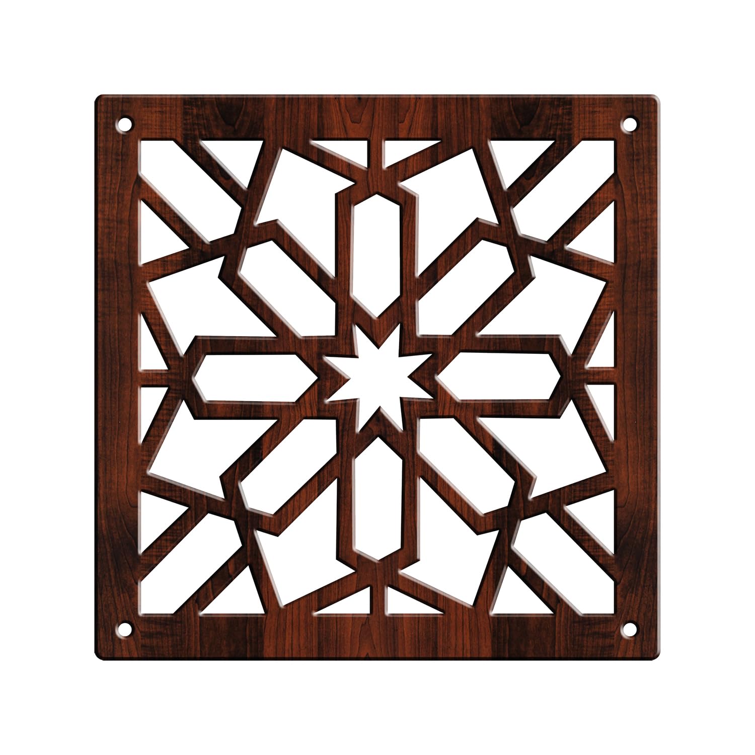 OLIVE TREE Room Partitions Hanging Room DIY Divider Panel Modern Hanging Screen Partition for Decorating Bedding, Dining, Study and Sitting Living -Room, Hotel - Walnut-7010 1