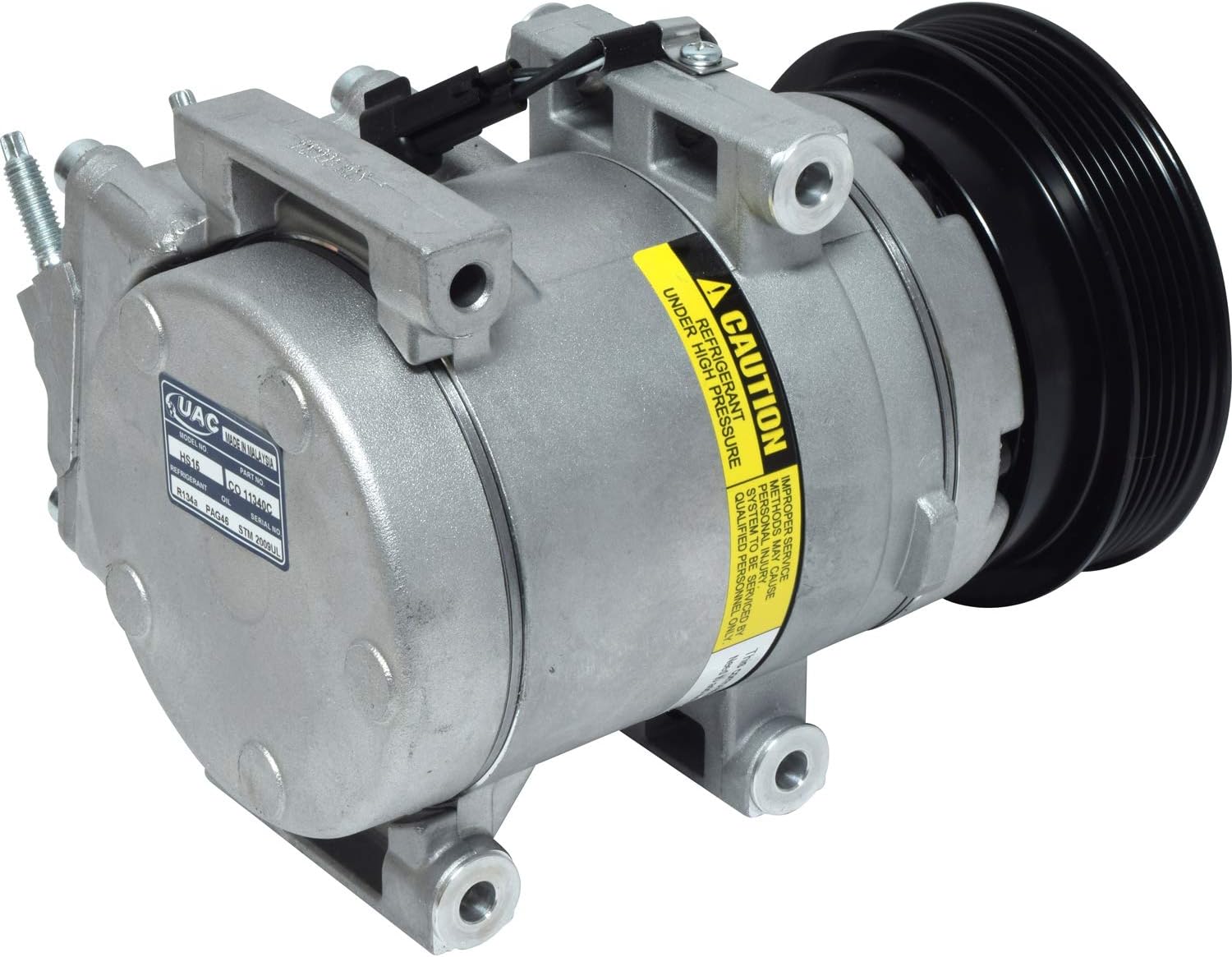 A/C Compressor HS15 for Ford Fiesta 1.6L - 2011 2012 2013 - BE8Z19703A QR