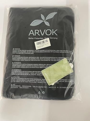 Miniatura 10 de ARVOK Funda resistente al agua del ordenador portátil de la tela de la lona con la bolsa de transporte de la manija para HPDellLenovoA susAcerSamsung