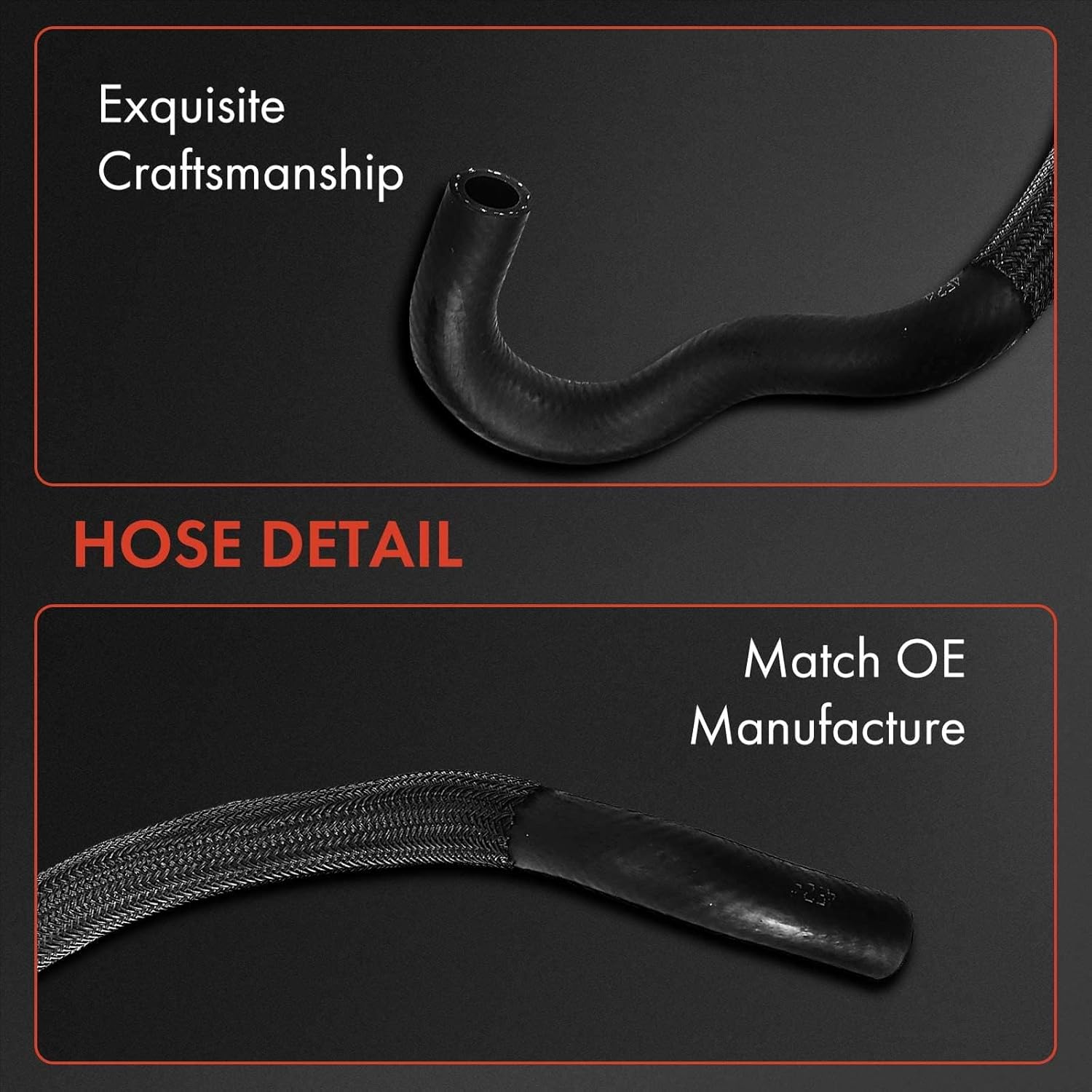 A-Premium Power Steering Reservoir Hose line Compatible with Nissan Altima 2002 2003, V6 3.5L, Reservoir To Pump