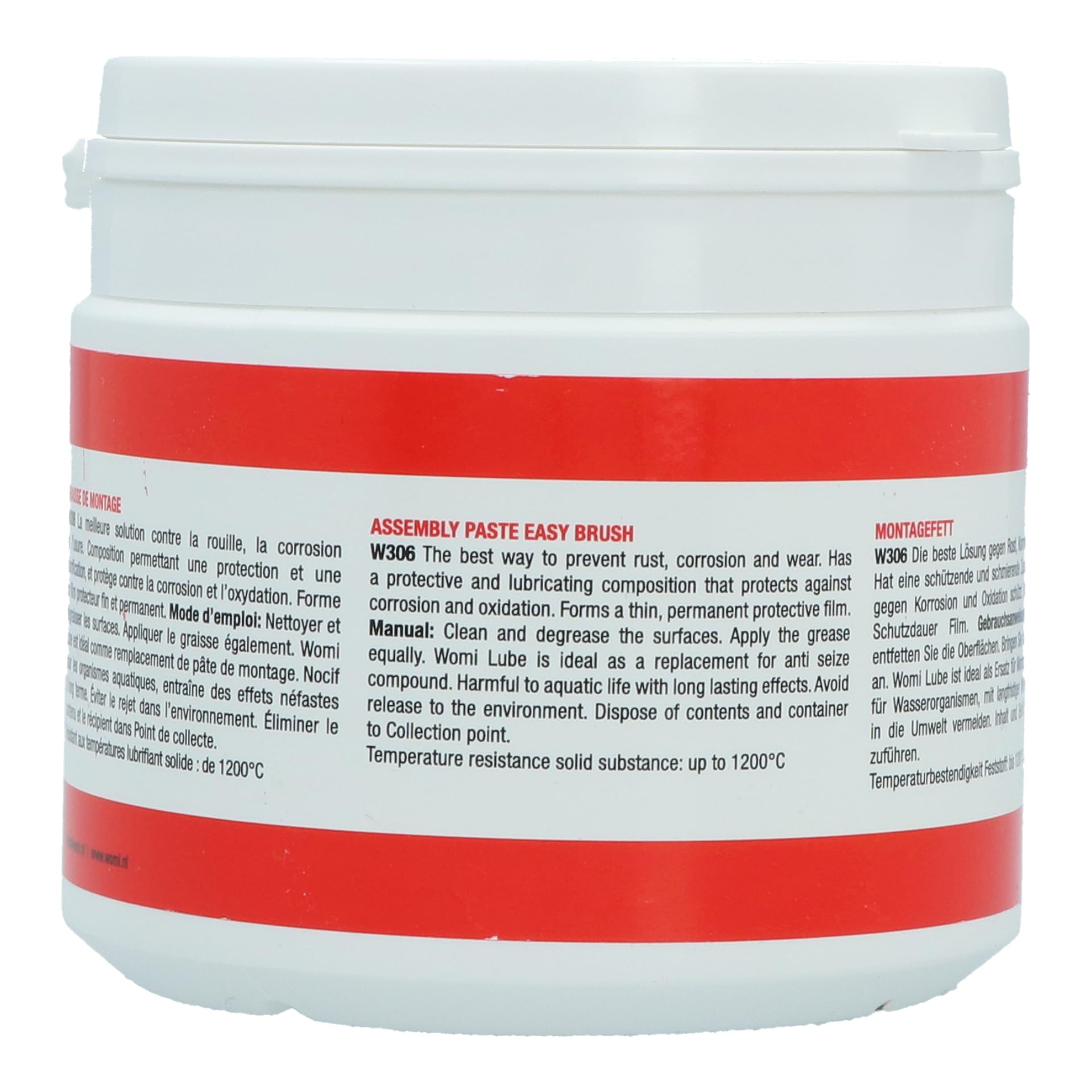 Womi W306 Montagefett Grau 450g