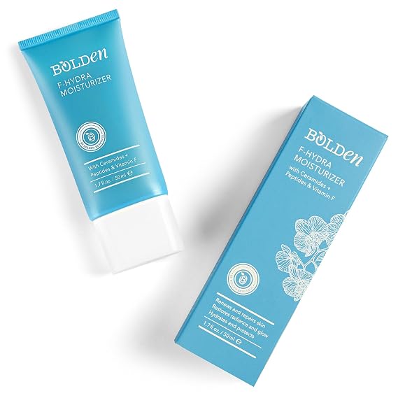 Bolden Skin Brightening Toner & F-Hydra Moisturizer Bundle | Targets Dark Spots, Oil & Dryness | with Glycolic Acid, Niacinamide, Hyaluronic Acid, Ceramides & Vitamin F | 8.0 fl oz + 1.7 fl oz
