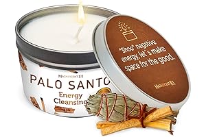 Magnificent Palo Santo Candle for Home Energy Cleansing and Aromatherapy