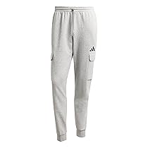 Adidas Homme Essentials FEELCOZY Fleece Cargo Pant, Medium Grey Heather, Black, XS
