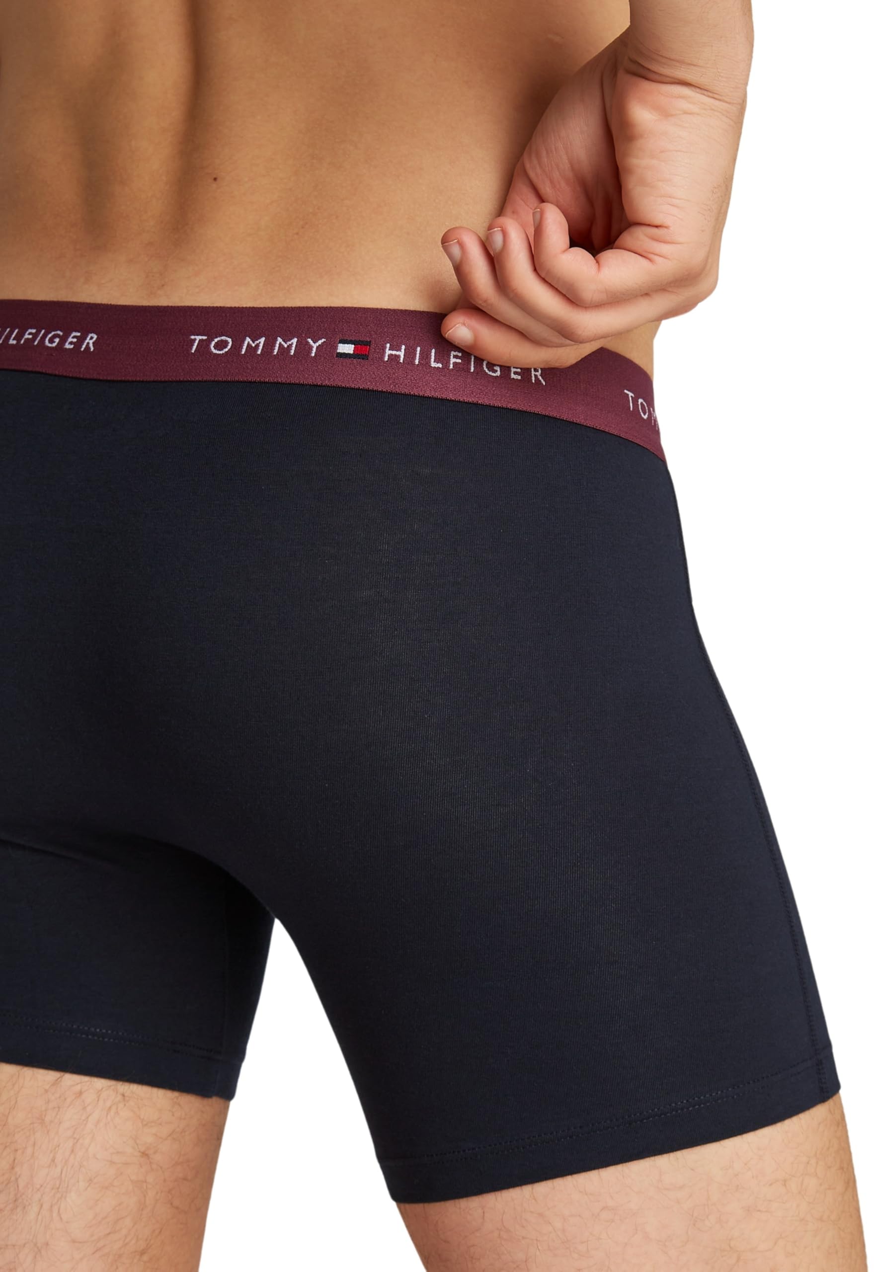 Tommy Hilfiger Herren 3er Pack Boxershorts Briefs aus Baumwolle