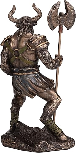 Miniatura 4 de Veronese Design Minotauro de 6 34 pulgadas la escultura griega de la resina de la bestia del laberinto acabado de bronce fundido en frío