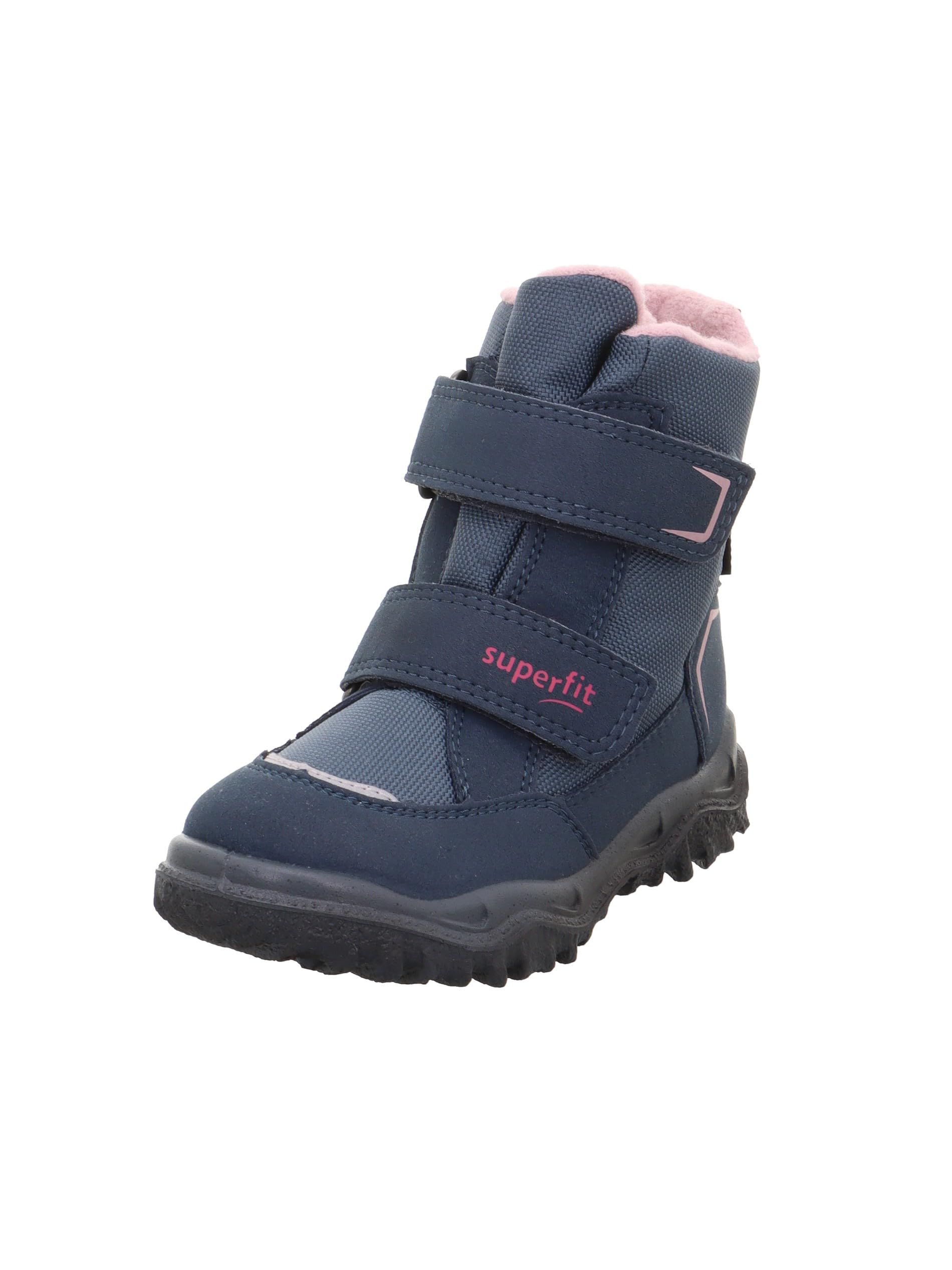 Superfit Mädchen Husky Sympatex 1-006081 Stiefel, Blau Rosa 8010, 38 EU